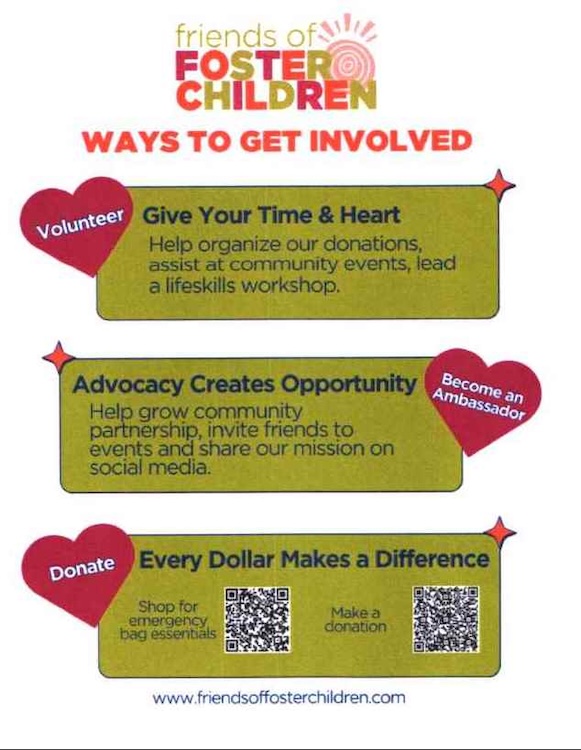 Friends of Foster Children Get Involved